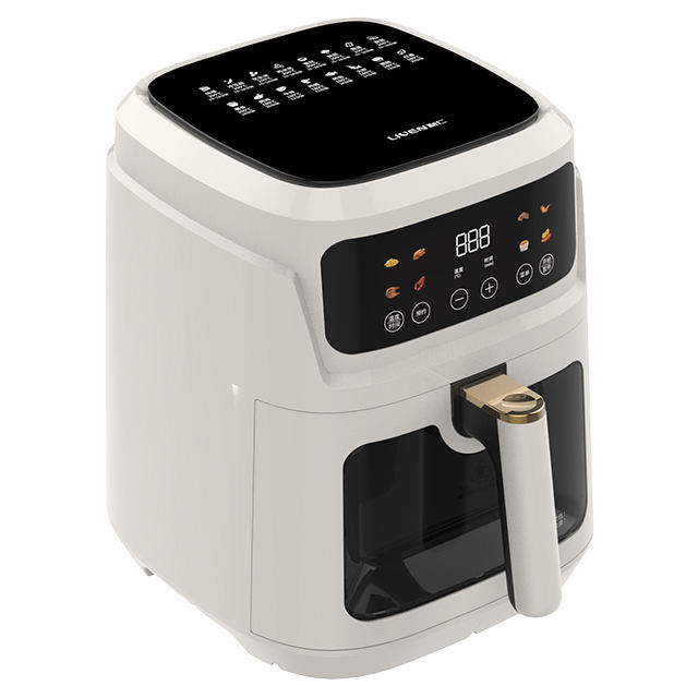 5L High Quality Smart Panoramic view Air fryer Household Or Commercial Use Hot Electric Air fryer Oven For Kitchen-海智集-
