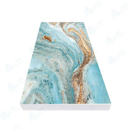 OEM Waterproof Flame Retardant Uv Wall Pvc Marble Panel Interior Decorative Pvc Marble Wall Panel Custom Marble Pvc Sheets-海智集-