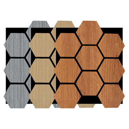 Premium Hexagonal Acoustic Wall Panels High Quality Soundproof MDF Wood Panels for Modern Home and Office Decoration-海智集-