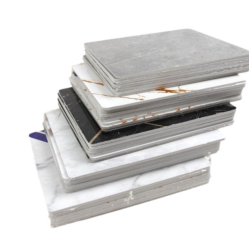 High Quality UV Marble Sheet Board Easy Installation Custom PVC Wall Panel for Hotel Decorations-海智集-