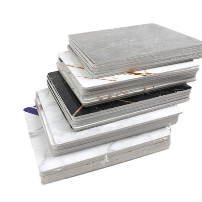 High Quality UV Marble Sheet Board Easy Installation Custom PVC Wall Panel for Hotel Decorations-海智集-