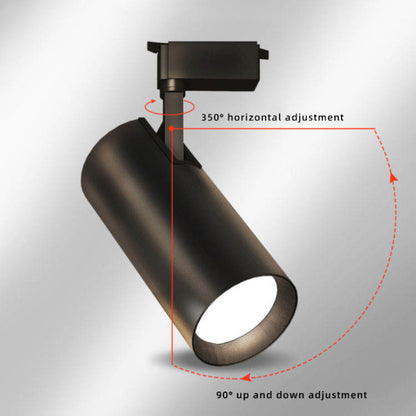 Commercial Lighting Adjustable Beam Angle Led Track Light Eclairage Sur Rail Led LED-Schienenlicht-海智集-