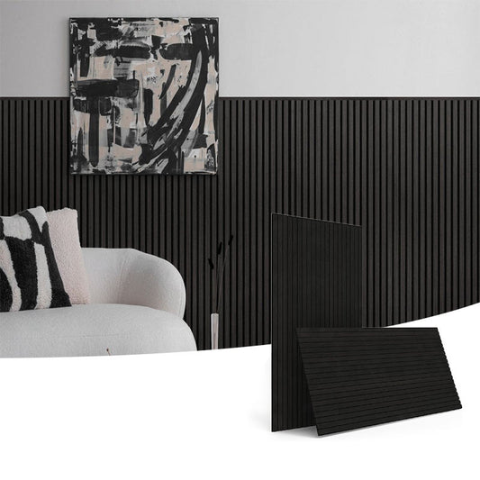 1200mmx600mm Interior Environmental Friendly Wooden Acoustic Panels Custom Modern Soundproof Wood Wall Paneling-海智集-