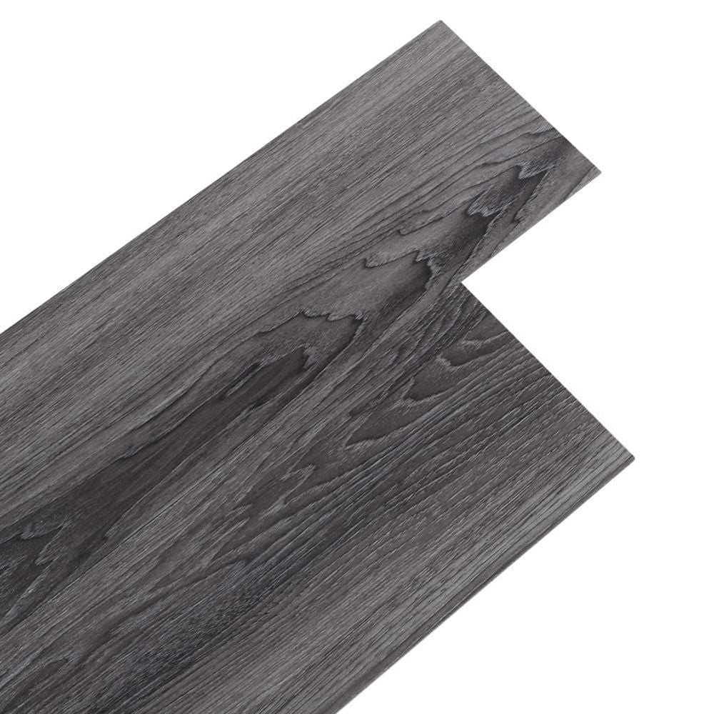 Self Adhesive Vinyl Plank Flooring Wood Grain Waterproof Tile Sticker for Bedroom Living Room Kitchen-海智集-
