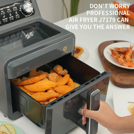 HIGH QUALITY 7L AIR FRYER AIR FRYER GRILL DEEP LARGE SAIZ AIR FRYER MANUAL VISUAL-海智集-