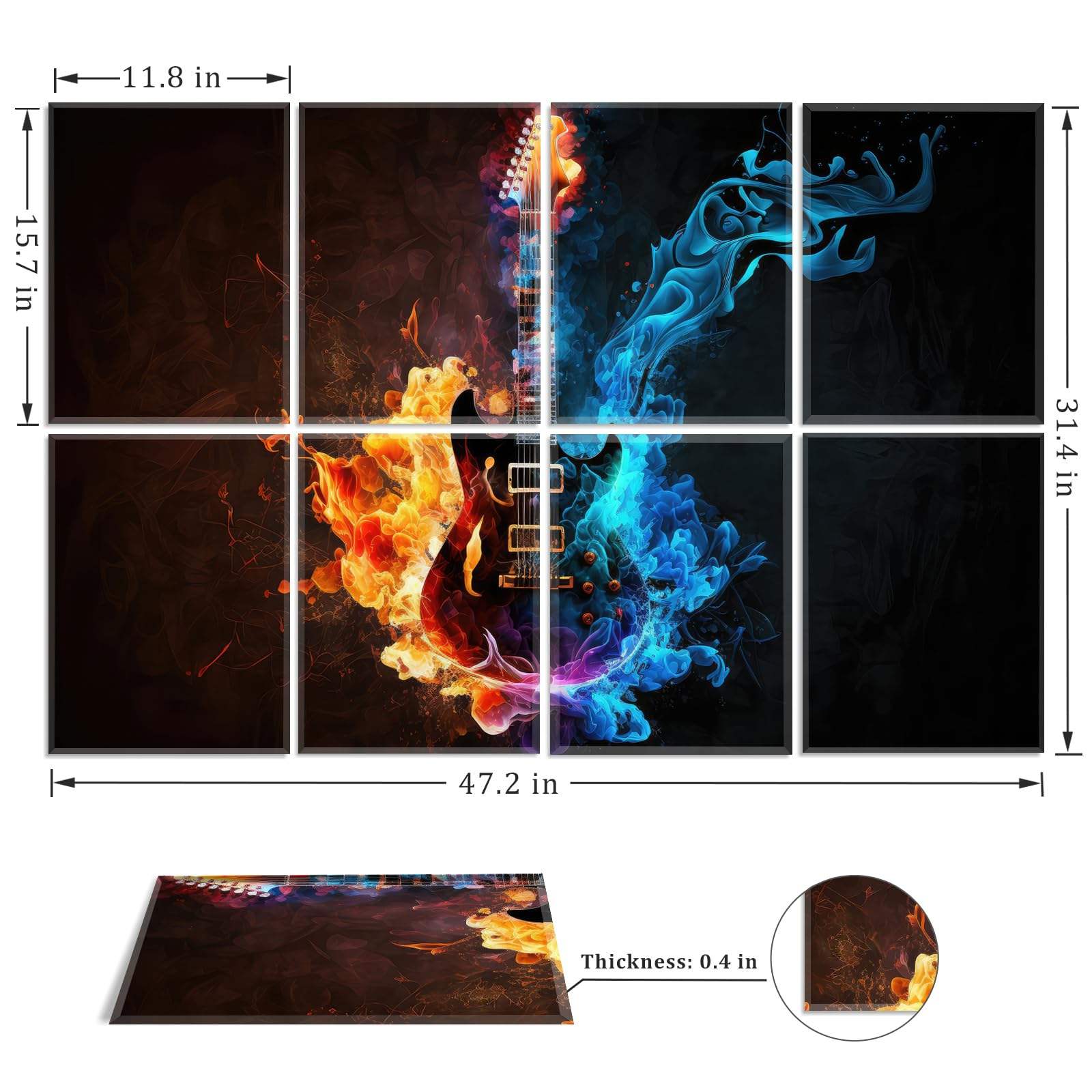 Soundproof Wall Panels Decorative Soundproofing Padding Acoustical Treatment for Studio Home Office-海智集-