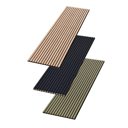 High Quality Modern Interior Acoustic Wall Panel Decoration MDF Acustic Wall Panel Custom Wooden Sound Absorbing Panels-海智集-