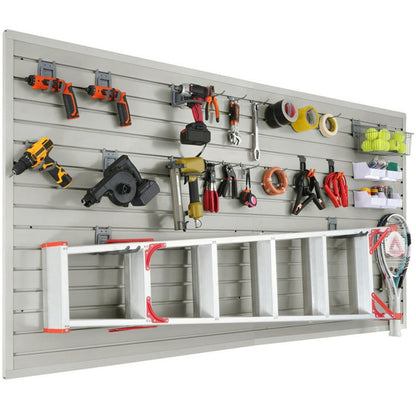 High Quality Garage Tool Home Storage Wpc Wall Board Custom Wpc Decorative Slatwall Panels Custom Wpc Slat Wall Panels