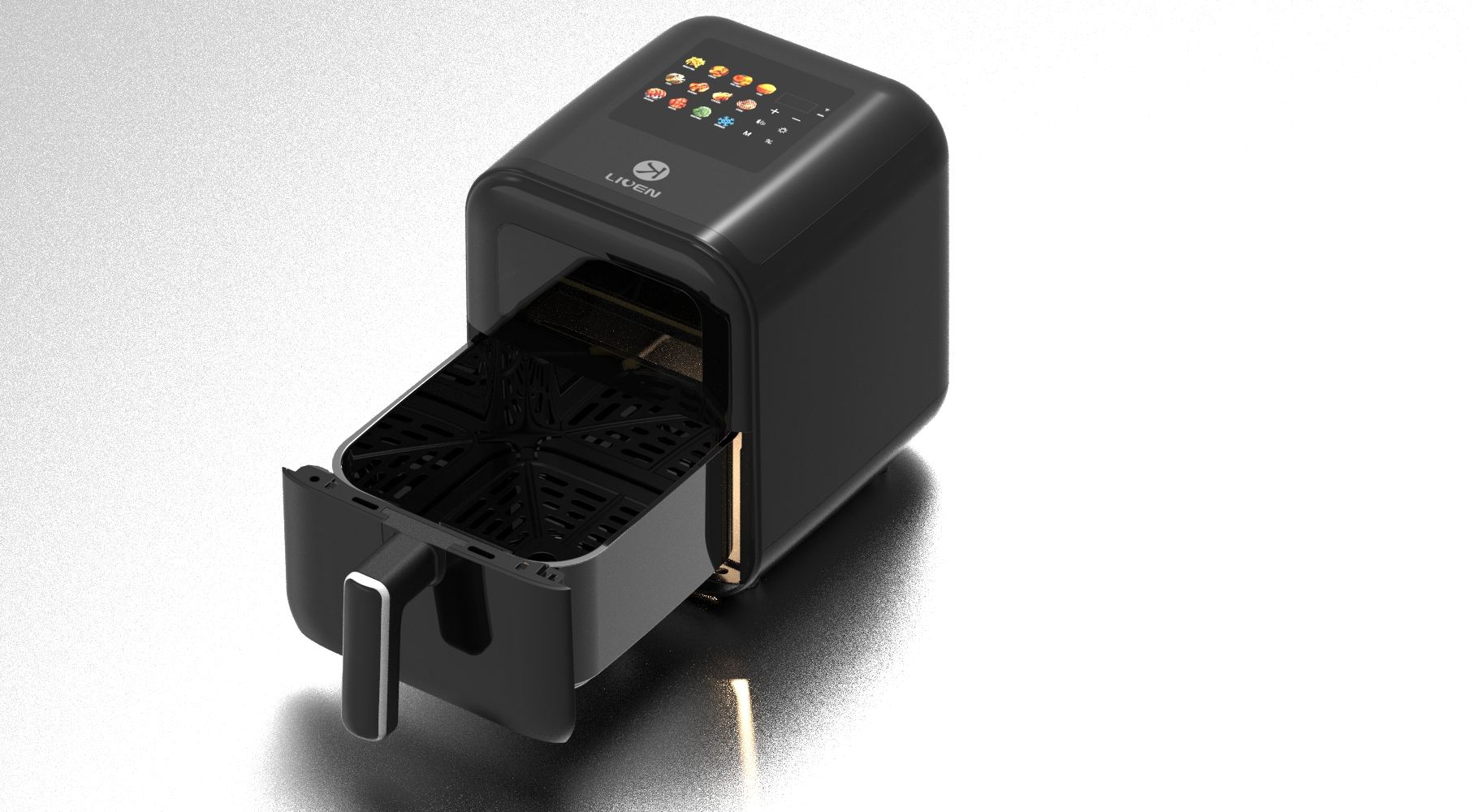 Cook Air Frier Digital Touchscreen deep fryers Air Fryer 4.5 Liter Oil Free Electric Deep Smart Air Fryers-海智集-