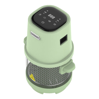 Home Appliances Oil-free Smart Touch Screen Toaster 550W 1.8L Glass Air Fryer Cup with Visualization-海智集-