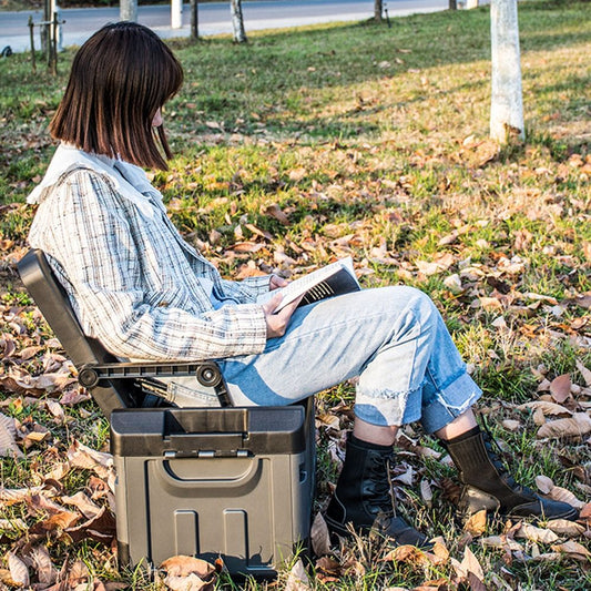 Free Sample Eco Friendly Storage Box Collapsible Chair for Camping Picnic-海智集-