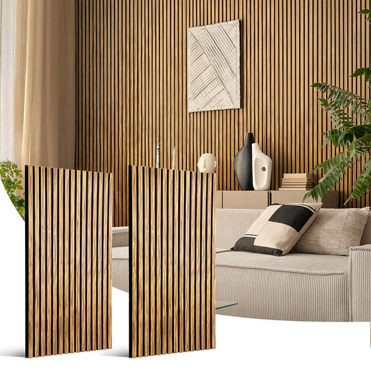 1200mmx600mm Interior Wood Veneer Acoustic Wall Panels Custom Modern Acoustic Panels-海智集-