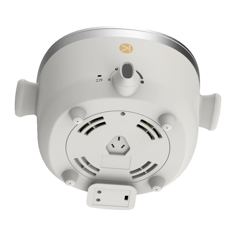 Factory Supply Hot Sale Kitchen 1300W Power Multi-functional Pot Non Stick Mini Electric Cooker Boiling Cooking Pot 3L-海智集-