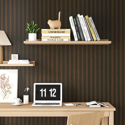 Wholesale Price Waterproof Wood Slat Wallpaper PVC Vinyl for Bathroom Countertops-海智集-
