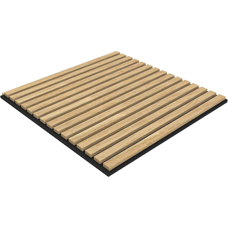 High Quality Interior 600mmx600mm Wood Veneer Wall Panels Decoration MDF Acoustic Panel Custom Acoustical Wall Panels-海智集-
