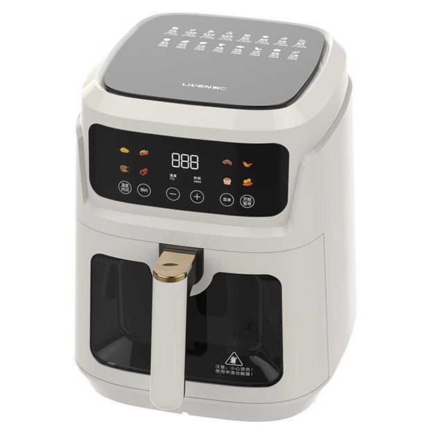 5L High Quality Smart Panoramic view Air fryer Household Or Commercial Use Hot Electric Air fryer Oven For Kitchen-海智集-