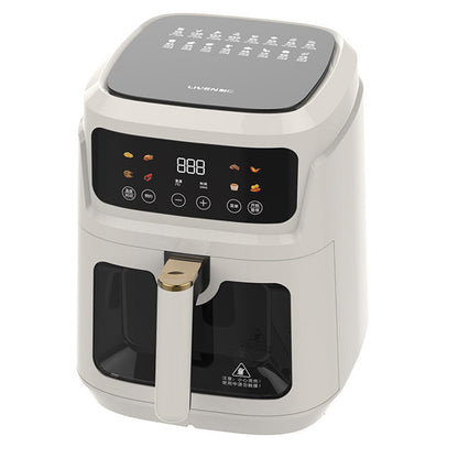 5L High Quality Smart Panoramic view Air fryer Household Or Commercial Use Hot Electric Air fryer Oven For Kitchen-海智集-