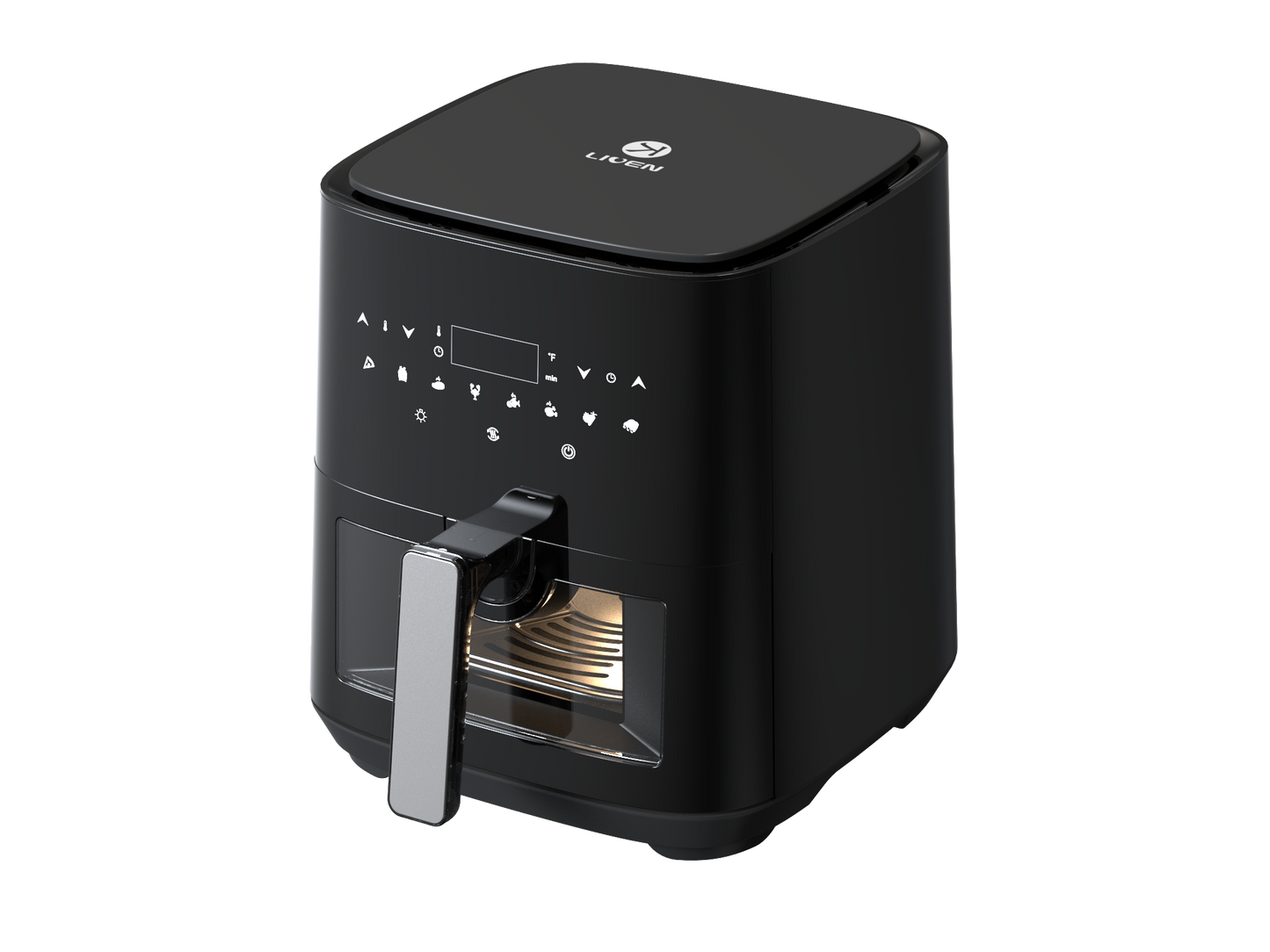 Hot Sale Newest Small ElectricAir Fryer Without Oil 5L digital & visible air fryer-海智集-