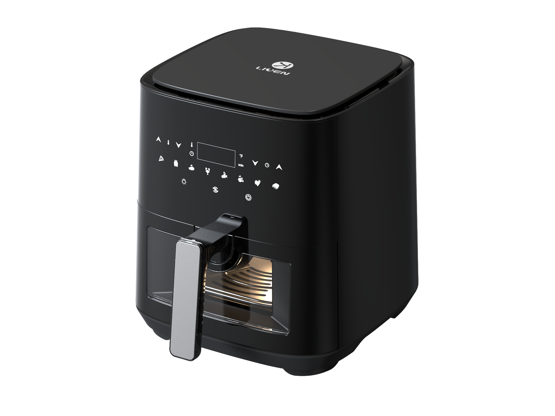 Hot Sale Newest Small ElectricAir Fryer Without Oil 5L digital & visible air fryer-海智集-