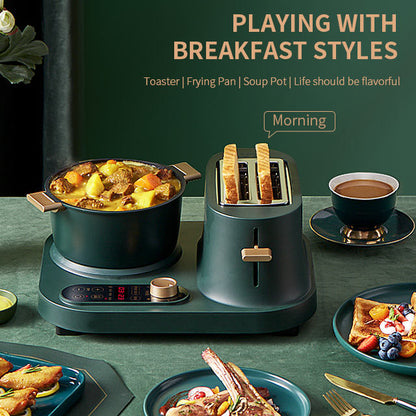 breakfast maker antronic multifunction bakes grills air fryer 3in1 breakfast machine breakfast maker with toaster oven-海智集-