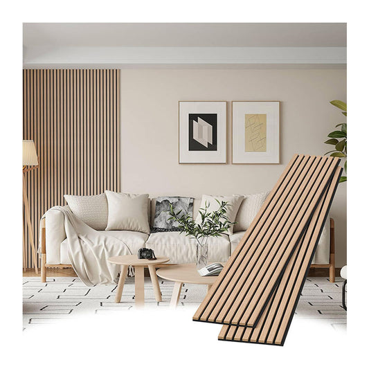 High Quality Modern Interior Wood Veneer Wall Panels Decoration MDF Wood Acoustic Panel Custom Acoustical Wall Panels-海智集-