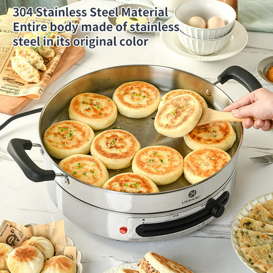 3.3L capacity household electric hot pot electric boiling pot barbecue multi-functional integrated Hot pot-海智集-