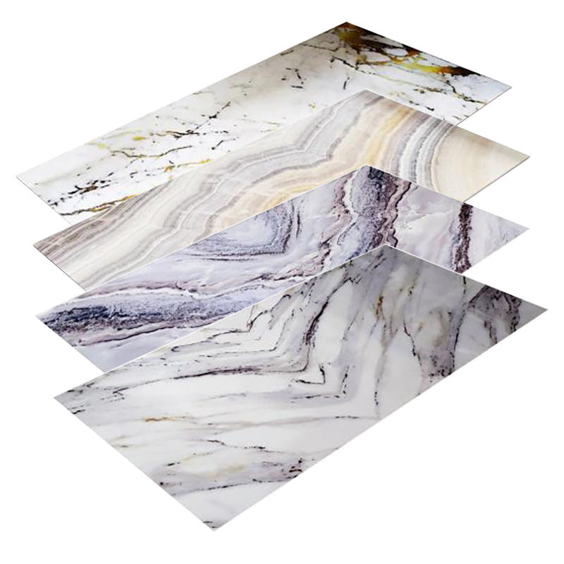 High Quality Home Interior Decoration Uv Marble Sheet Interior Pvc Wall Panel Custom Marble Pvc Wall Panel-海智集-