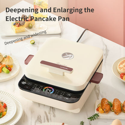 large Capacity Baking Pot multifunction cooking 65MM Deep Frying Pan Electric grill For Home-海智集-