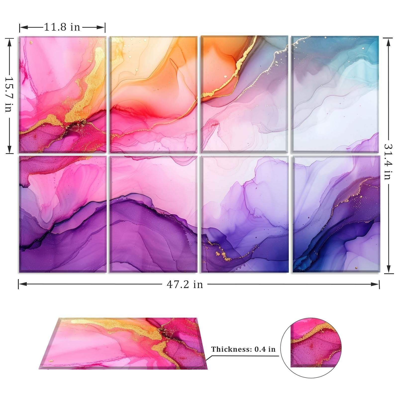 Customized Patterns Noise Reducing Self Adhesive Wall Panels Sound Absorbing for Studio Office Home-海智集-