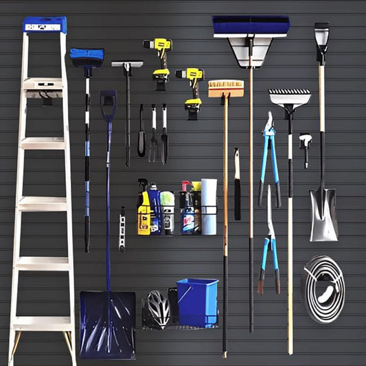 OEM Garage Tool Home Storage Wpc Fluted Wall Panel Custom Wpc Decorative Panels Custom Wpc Slatwall Panels