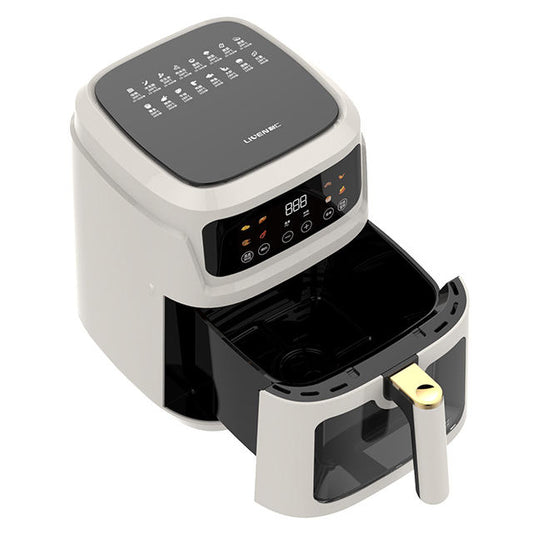 5L High Quality Smart Panoramic view Air fryer Household Or Commercial Use Hot Electric Air fryer Oven For Kitchen-海智集-