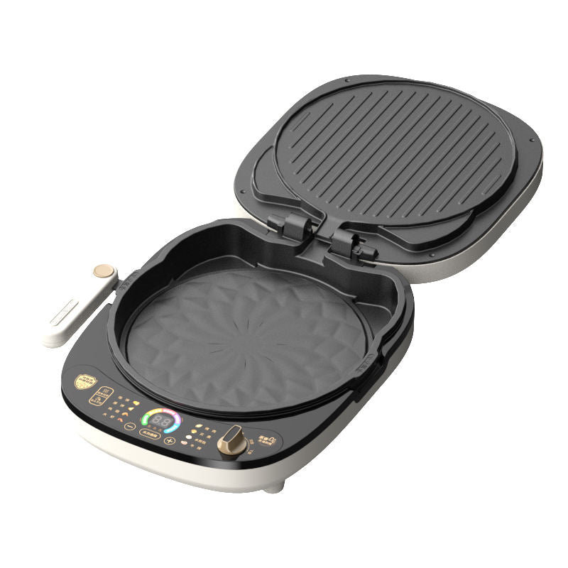 High quality non stick board grill electric frying pan grill pan electric contact Grill Plate-海智集-