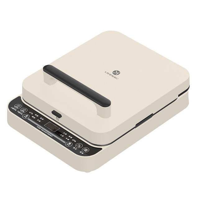 2024 Newest Double Sided Pancake Baking Pan Electric Calzone Maker Countertop Pizza Maker for Home-海智集-