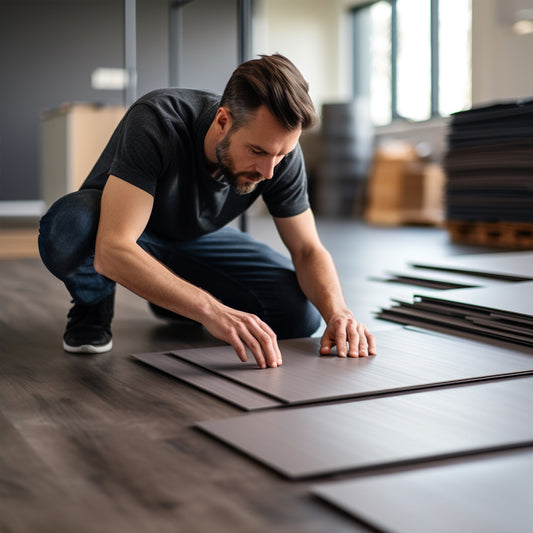 PVC Flooring Vinyl Floor Piso SPC Click Waterproof Plastic SPC Flooring 4mm for Villa Application Graphic Design-海智集-