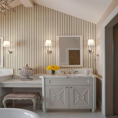 Best Seller PVC Vinyl Wood Slat Wallpaper Waterproof for Cabinet-海智集-