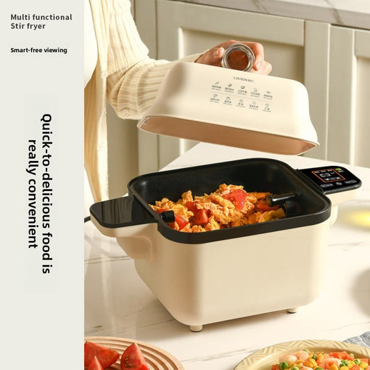 Newest Design Intelligent Automatic Stir Fryer Cooker Vegetables Cooker Cooking Machine Rotary Pot electric cooking machine-海智集-
