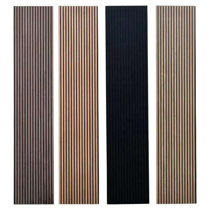 High Quality Modern Wood Acoustic Panel Decoration MDF Acoustic Ceiling Panels Custom Wood Veneer Acoustic Wall Paneling-海智集-
