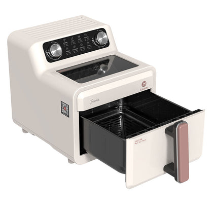 Hot sale 7L Visual window drawer No flip needed 360 Cyclone heat Home Kitchen Easy Cooking Nonstick Electric Air Fryer-海智集-