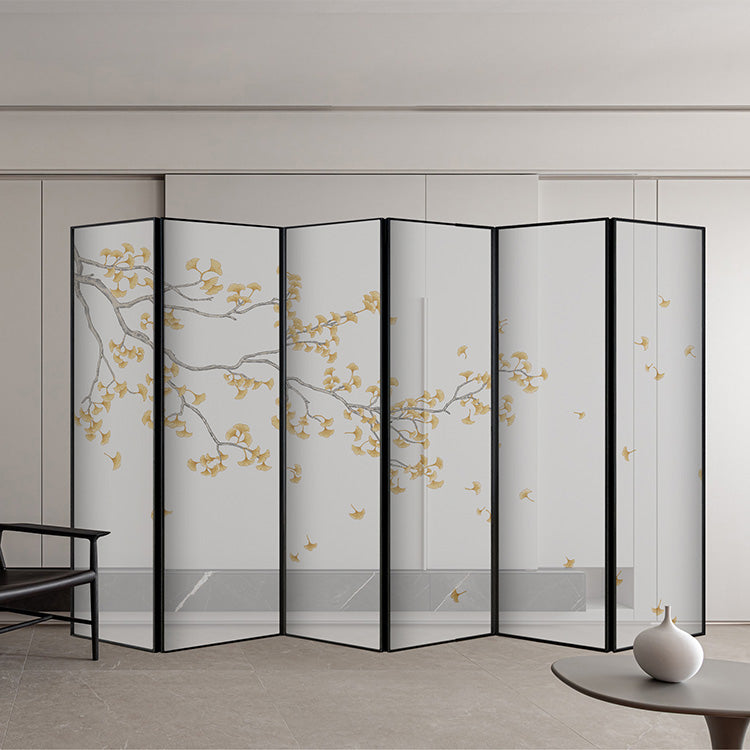 High-End Customizable Painted & Embroidered Jacquard Screen – B2B Wholesale for Commercial Spaces & Project Procurement.A Golden Dance-海智集-