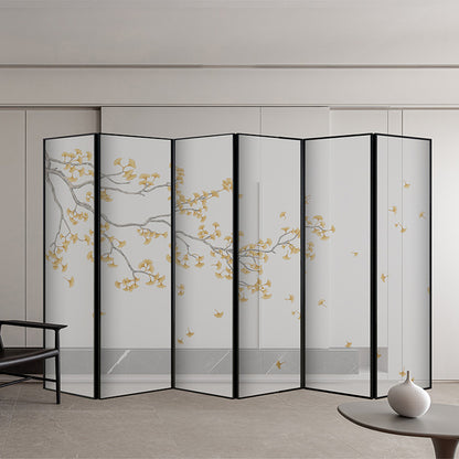 High-End Customizable Painted & Embroidered Jacquard Screen – B2B Wholesale for Commercial Spaces & Project Procurement.A Golden Dance-海智集-
