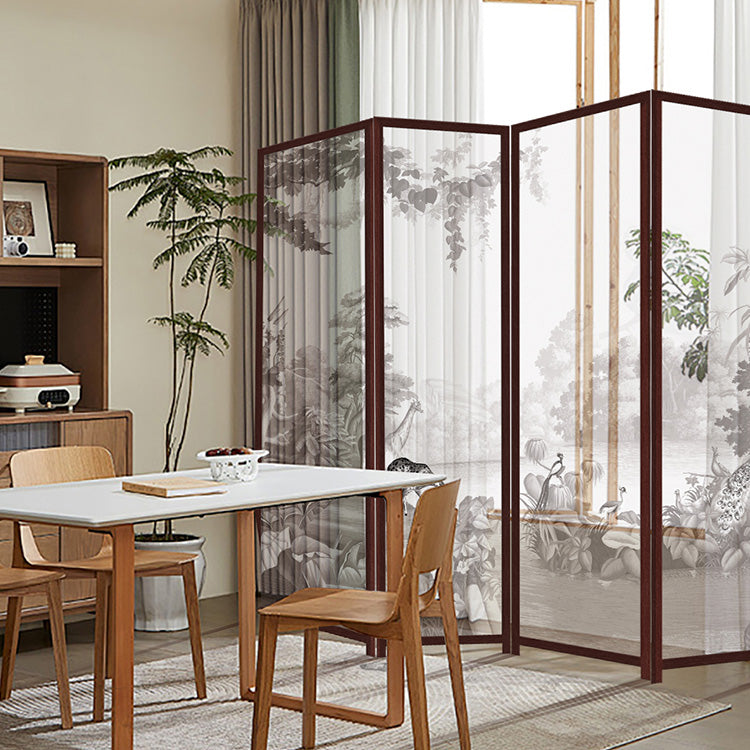 High-End Customizable Painted & Embroidered Jacquard Screen – B2B Wholesale for Commercial Spaces & Project Procurement.Adorable Pets in the Woods-海智集-