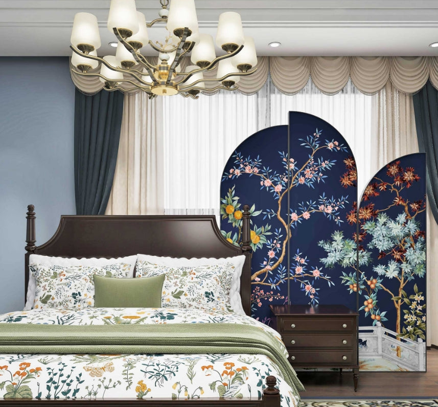 High-End Customizable Painted & Embroidered Jacquard Screen – B2B Wholesale for Commercial Spaces & Project Procurement.Fuchun Royal Garden-海智集-