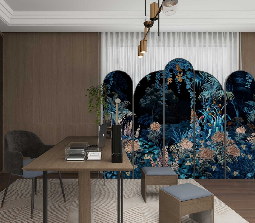 High-End Customizable Painted & Embroidered Jacquard Screen – B2B Wholesale for Commercial Spaces & Project Procurement.Magnificent and Diverse-海智集-