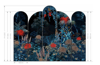 High-End Customizable Painted & Embroidered Jacquard Screen – B2B Wholesale for Commercial Spaces & Project Procurement.Magnificent and Diverse-海智集-