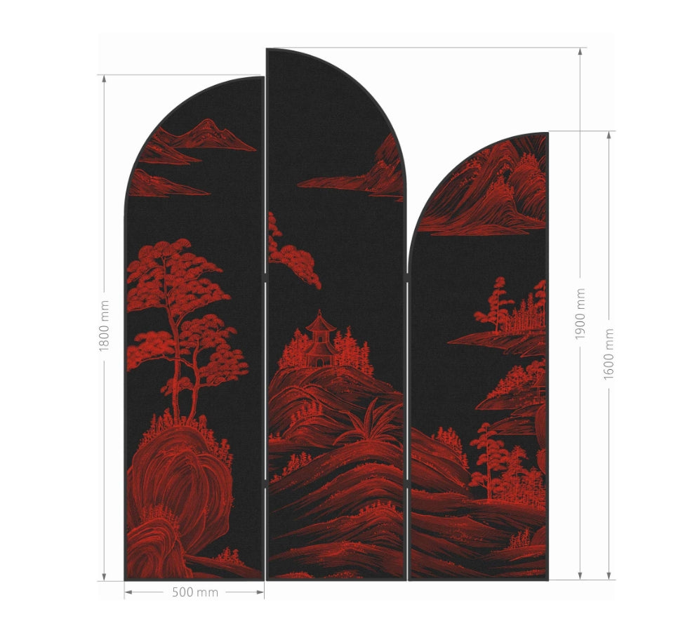 High-End Customizable Painted & Embroidered Jacquard Screen – B2B Wholesale for Commercial Spaces & Project ProcurementCelestial Path and Lunar Realm-海智集-