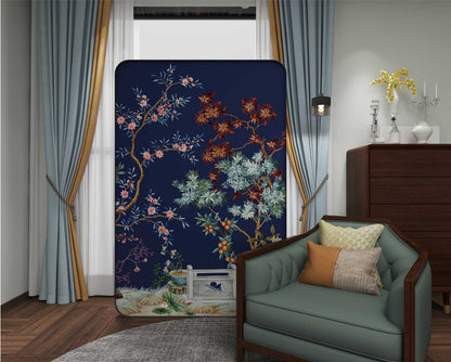 High-End Customizable Painted & Embroidered Jacquard Screen – B2B Wholesale for Commercial Spaces & Project ProcurementFuchun Imperial Garden-海智集-