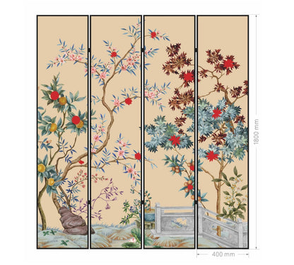 High-End Customizable Painted & Embroidered Jacquard Screen – B2B Wholesale for Commercial Spaces & Project ProcurementFuchun Imperial Garden-海智集-