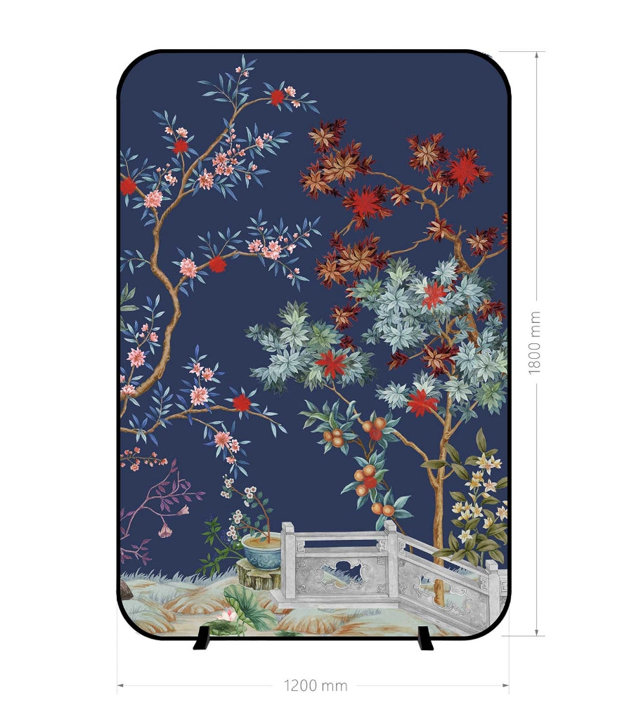 High-End Customizable Painted & Embroidered Jacquard Screen – B2B Wholesale for Commercial Spaces & Project ProcurementFuchun Imperial Garden-海智集-