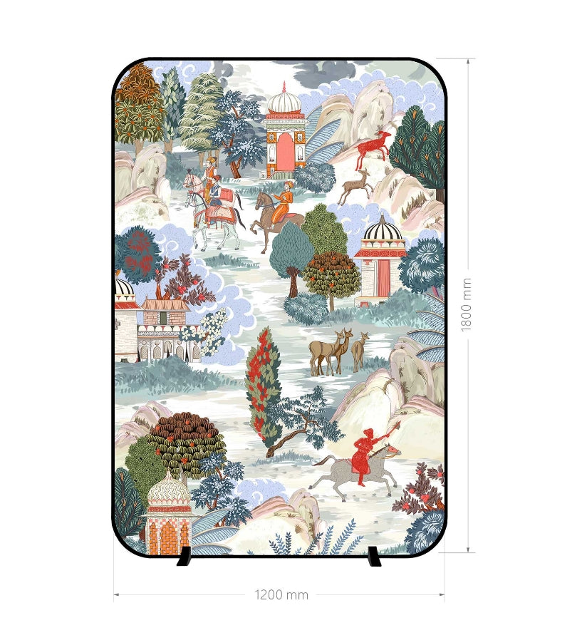 High-End Customizable Painted & Embroidered Jacquard Screen – B2B Wholesale for Commercial Spaces & Project ProcurementGrand View of Henghe River-海智集-