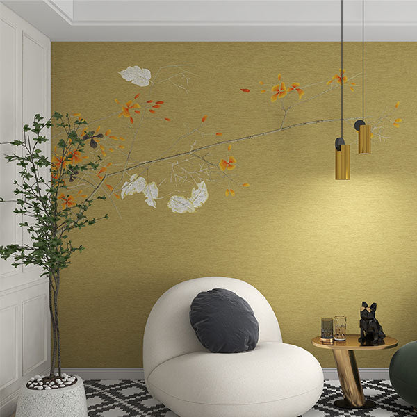 High-End Embroidery Decorative Painting - Suzhou Embroidery with Silk Full-Embroidery Craftsmanship | Commercial Space Soft Decoration Wall Hanging | Bulk Purchases Available with Customizable Patterns and Sizes.A Branch of Splendid Beauty-海智集-